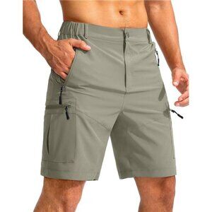 Grey Sage Men's Hiking Cargo Shorts 9" Lightweight Outdoor Work Shorts Bottom‎